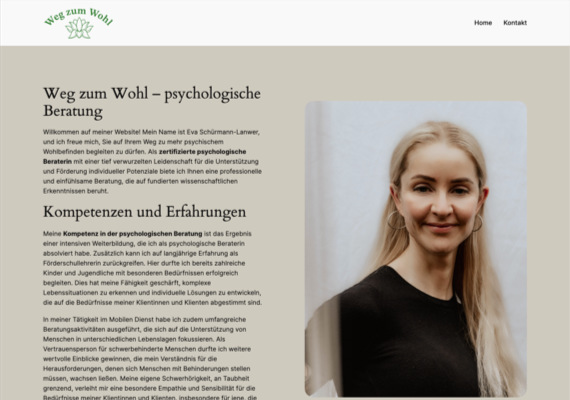 Weg zum Wohl - Psychologische Beratung